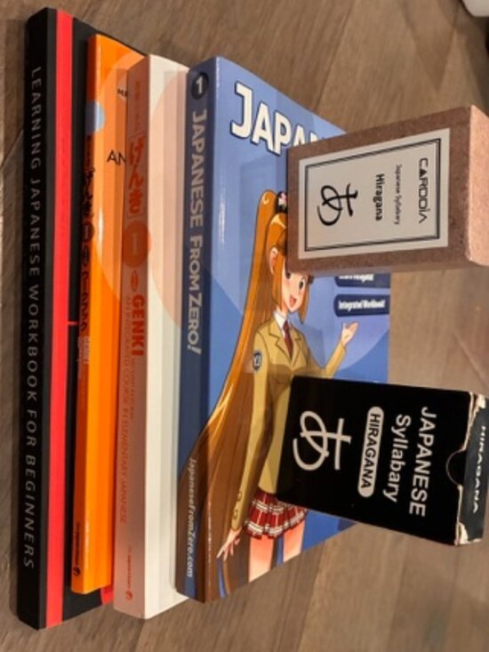 Other - BUNDLE: Learning Japanese Workbook for Beginners + Hiragana Flash Cards
